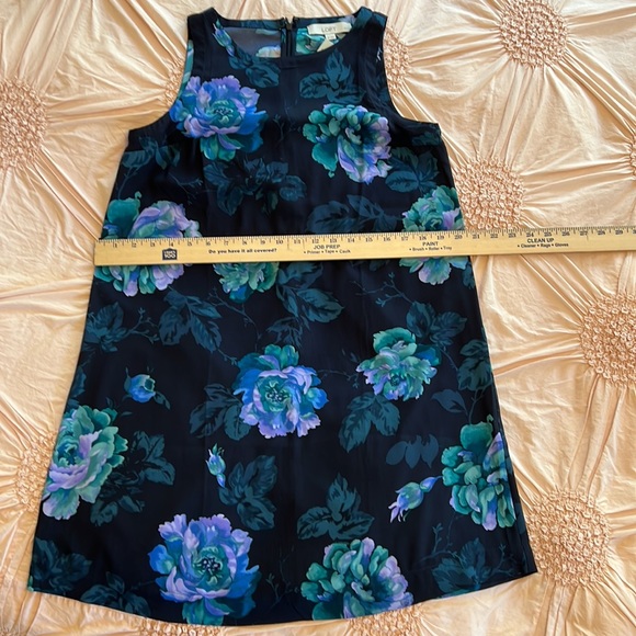 NEW LOFT Floral Sleeveless Dress S Petite - Picture 8 of 11